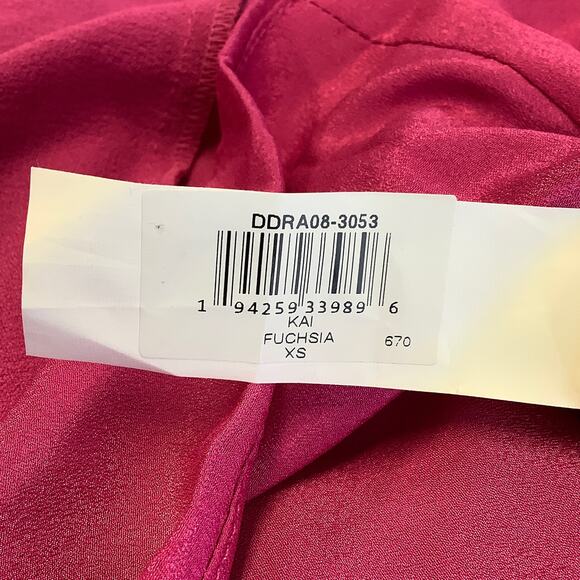 NEW! Dress the Population Size X-Small Kai Fuchsia Gown XS Prom Formal G17-10 - Picture 8 of 8